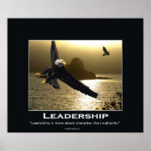 Bald Eagle Motivierend Poster (Vorne)
