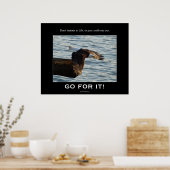 Bald Eagle Motivierend Poster (Küche)