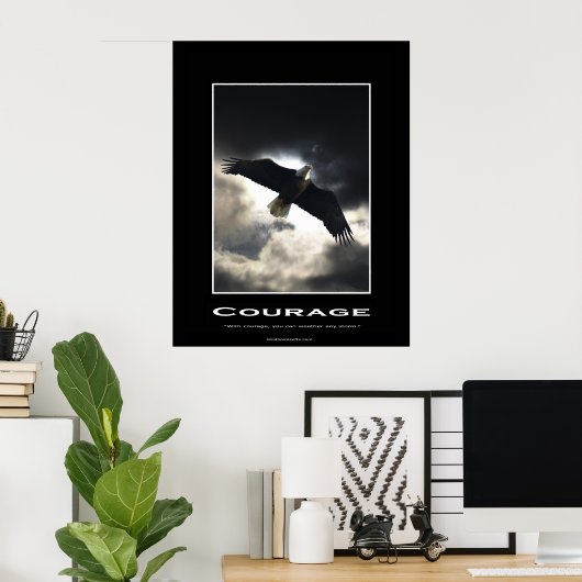 Bald Eagle Motivierend Poster (Heimbüro)