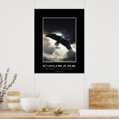Bald Eagle Motivierend Poster (Küche)
