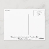 Bald Eagle Motivierend Postkarten (Rückseite)