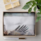 Bald Eagle Mountain River Wasserfarbe Seidenpapier (Geschenk)