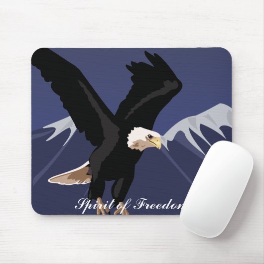 Bald Eagle Mousepad (Mit Mouse)