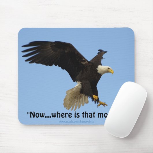 Bald Eagle Mousepad (Mit Mouse)