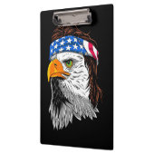 Bald Eagle Mullet USA Klemmbrett (Links)