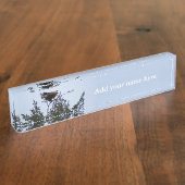 Bald Eagle Namensplakette (Seite)