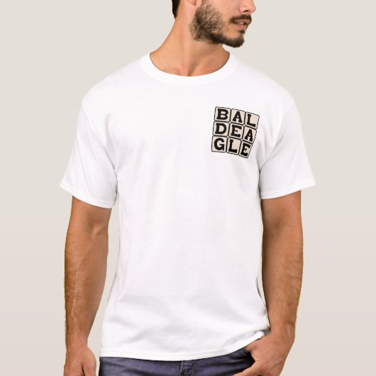 Bald Eagle, Nationaler Vogel T-Shirt (Vorderseite)