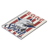 Bald Eagle Native Spirit Notizblock (Linke Seite)