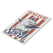 Bald Eagle Native Spirit Notizblock (angewinkelt)