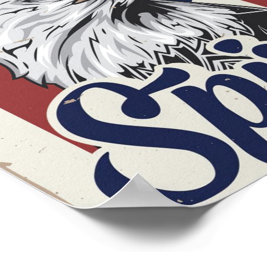 Bald Eagle Native Spirit Poster (Ecke)