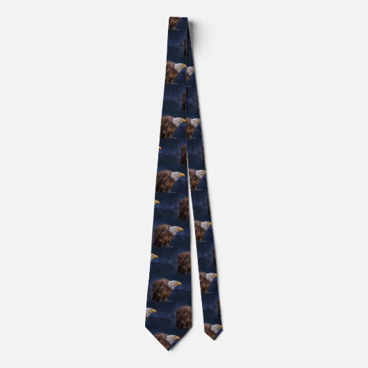 Bald Eagle Necktie Krawatte (Vorderseite)