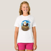 Bald Eagle Nest Niedlich Wildlife Nature Camp Name T-Shirt (Vorne ganz)
