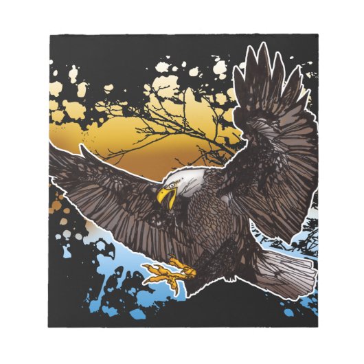 Bald Eagle Notizblock (Vorderseite)