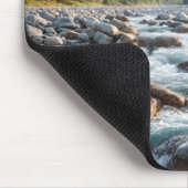 Bald Eagle on Stone Cairn Mousepad (Ecke)