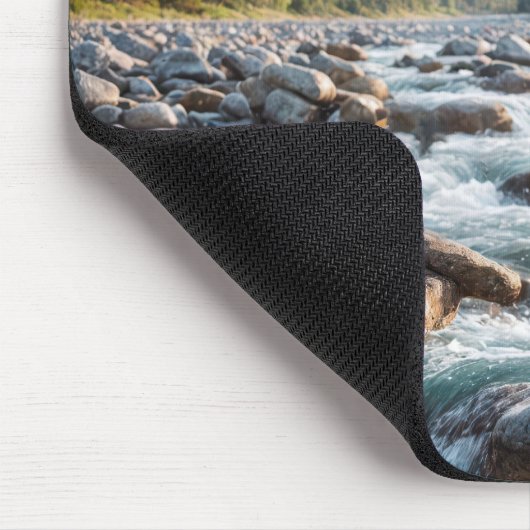 Bald Eagle on Stone Cairn Mousepad (Ecke)