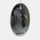 Bald Eagle Ornaments Keramikornament (Rechts)