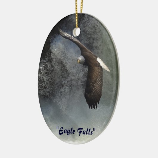 Bald Eagle Ornaments Keramikornament (Links)