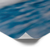 Bald Eagle Over Snow Poster (Ecke)