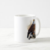 Bald Eagle Painting Kaffeetasse (VorderseiteRechts)