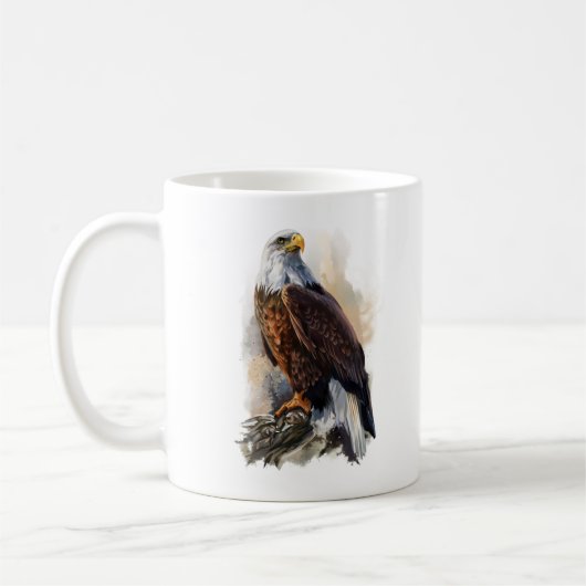 Bald Eagle Painting Kaffeetasse (Links)