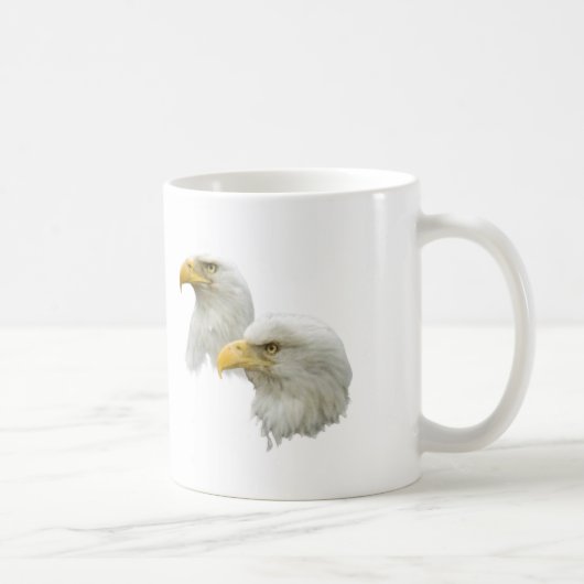 Bald Eagle Pair Kaffeetasse (Rechts)