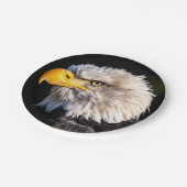 Bald Eagle Pappteller (Schrägansicht)