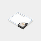 Bald Eagle Patriotic Bird Military Veteran Name Post-it Klebezettel (angewinkelt)
