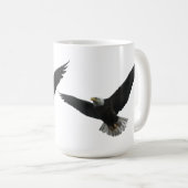 Bald Eagle Patriotic Kaffeetasse (VorderseiteRechts)
