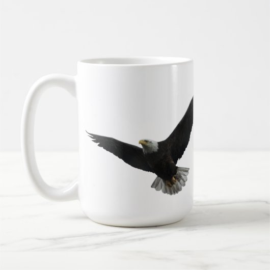 Bald Eagle Patriotic Kaffeetasse (Links)