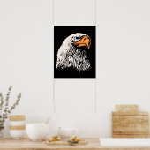 Bald Eagle Patriotic Poster (Küche)