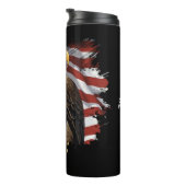 *~* Bald EAGLE Patriotic We The People AP16 Flag Thermosbecher (Nach rechts gedreht)