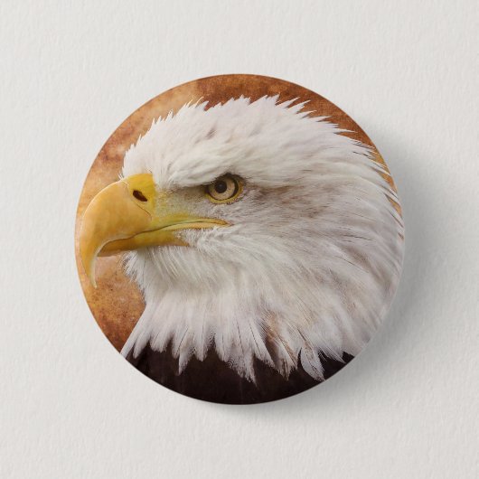 Bald Eagle Portrait Button (Vorderseite)
