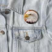Bald Eagle Portrait Button (Beispiel)