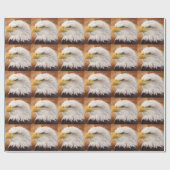Bald Eagle Portrait Geschenkpapier (Flach)