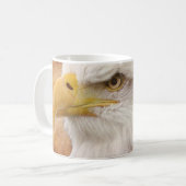 Bald Eagle Portrait Kaffeetasse (Vorderseite Links)