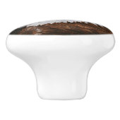 Bald Eagle Portrait Keramikknauf (Seitenansicht)