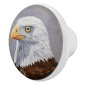 Bald Eagle Portrait Keramikknauf (Rechts)