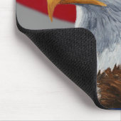Bald Eagle Portrait Mousepad (Ecke)