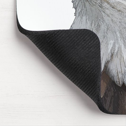 Bald Eagle Portrait Mousepad (Ecke)