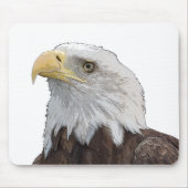 Bald Eagle Portrait Mousepad (Vorne)