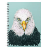 Bald Eagle Portrait Notizblock (Vorderseite)