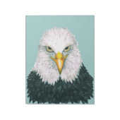Bald Eagle Portrait Notizblock (Rotiert)