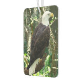 Bald Eagle Portrait Rectangle Air Freshener Autolufterfrischer (Links)