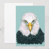 Bald Eagle Portrait Save The Date (Vorne/Hinten)
