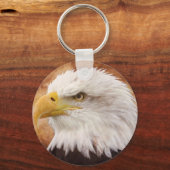 Bald Eagle Portrait Schlüsselanhänger (Vorderseite)