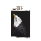 Bald Eagle Portriat Flachmann (Links)