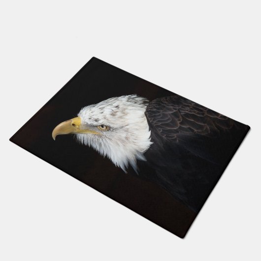 Bald Eagle Portriat Fußmatte (Schrägansicht)