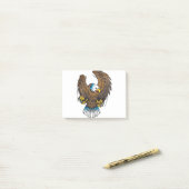 Bald Eagle Post-it Klebezettel (Auf Schreibtisch)