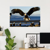 Bald-Eagle-Poster Poster (Heimbüro)