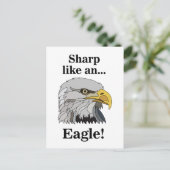 Bald Eagle Postkarte (Stehend Vorderseite)